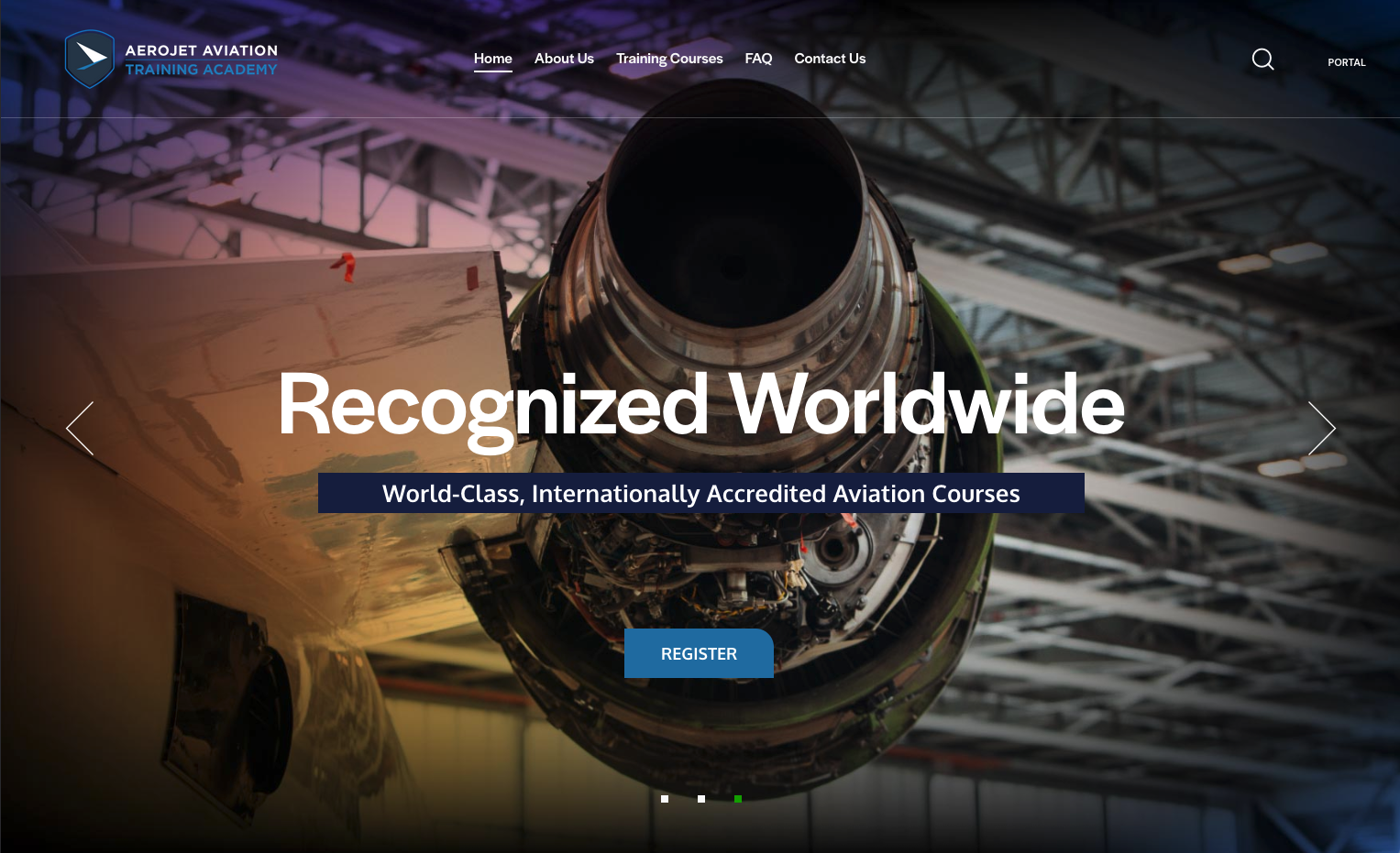 Aerojet Aviation Training Academy Portal & Media