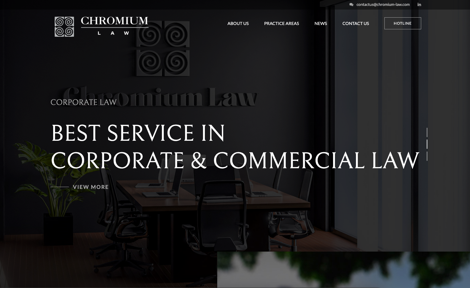 Chromium Law Corporate Brand & Practice Portal artifact 3