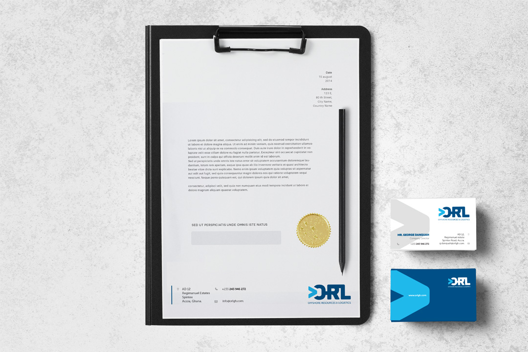 Offshore Resources Logistics (ORL) Brand System artifact 3